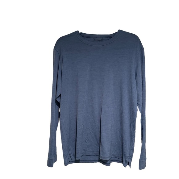 Patagonia Women's L Dusty Blue Long-Sleeved Capilene® Cool Merino Blend Shirt - Picture 1 of 6